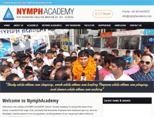 Tablet Screenshot of nymphacademy.com